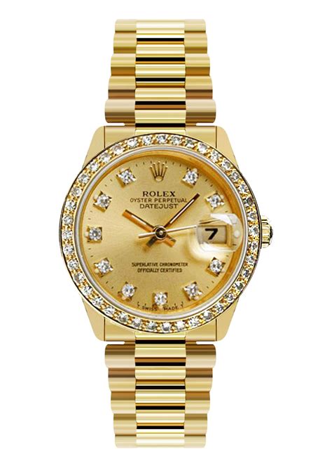 rolex watch golden colour|gold rolex watch women.